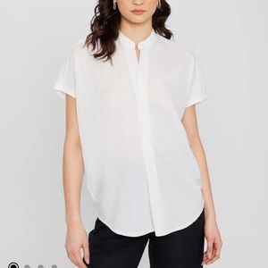 Club Monaco Jandina Knit Top White XL NWT